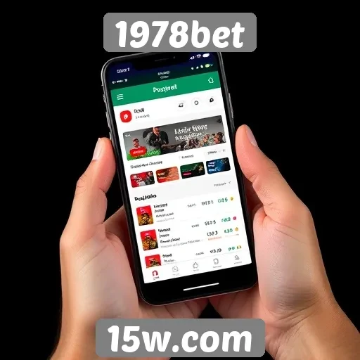 Interface do usuário do 1978bet é otimizada para dispositivos móveis